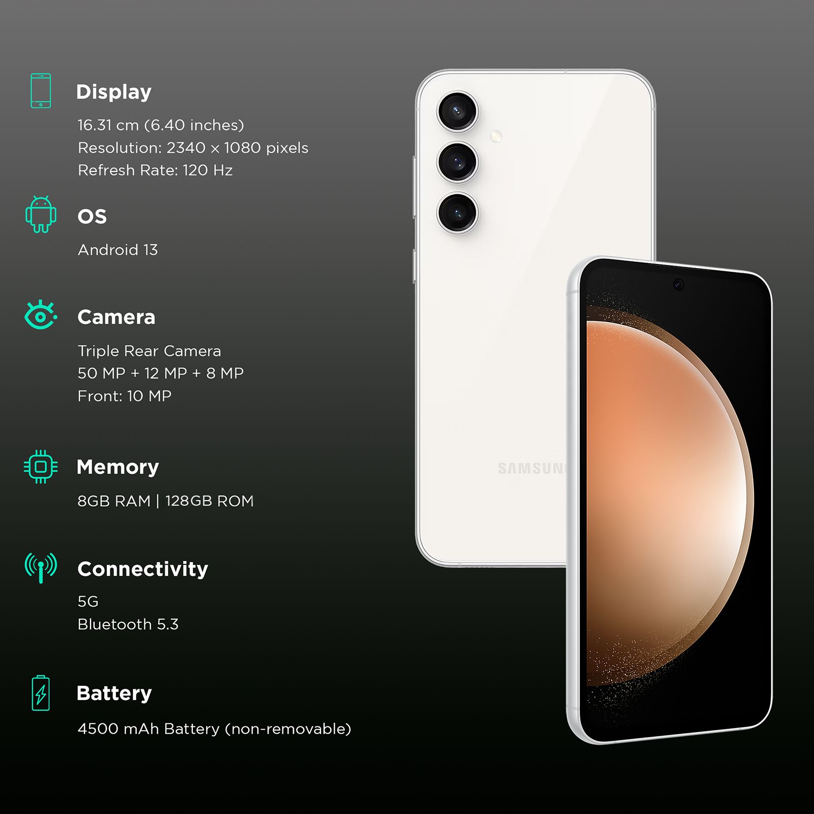 Galaxy S23 FE クリーム 新品 SAMSUNG(サムスン) Galaxy S23 FE 256GB クリーム SCG24 au SIMフリー